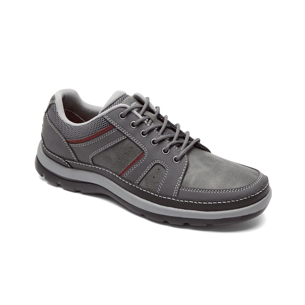 Rockport Singapore Mens Sneakers - Get Your Kicks Mudguard Blucher Dark Grey - DP4698731